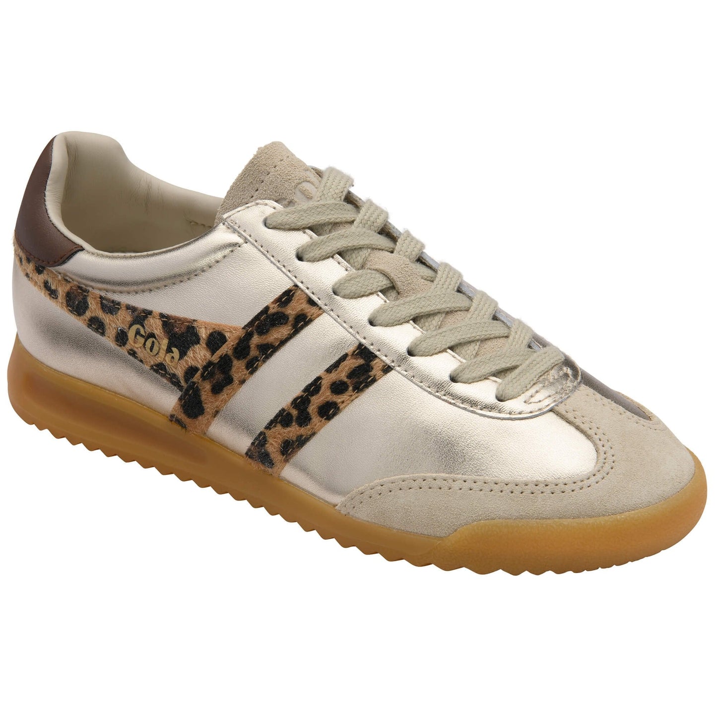 GOLA GLIMMER TORPEDO - GOLD/LEOPARD/DARK BROWN
