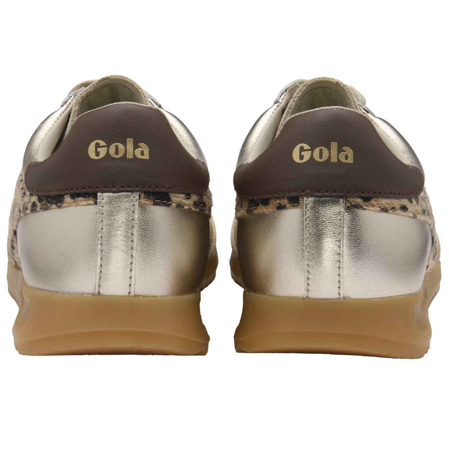 GOLA GLIMMER TORPEDO - GOLD/LEOPARD/DARK BROWN