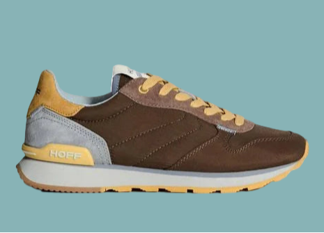 HOFF TRACK & FIELD- Brown/Yellow