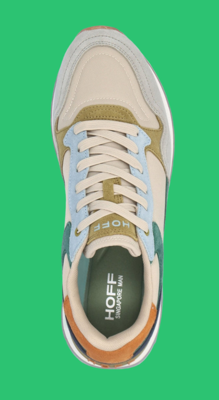 HOFF SINGAPORE MAN - Grey/Green/Navy/Orange