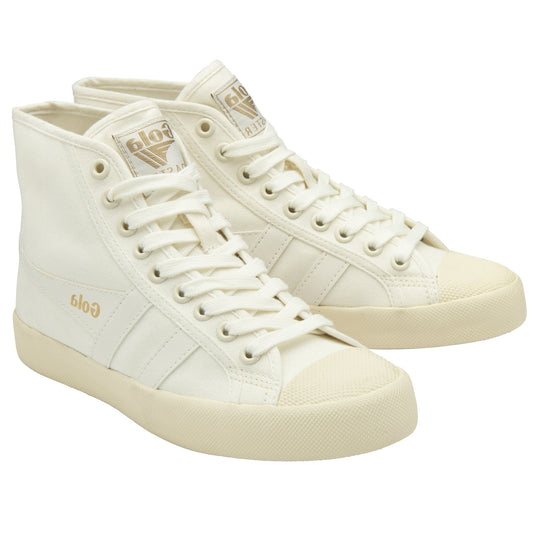 GOLA - Coaster High Top Off White/Off White/Gold